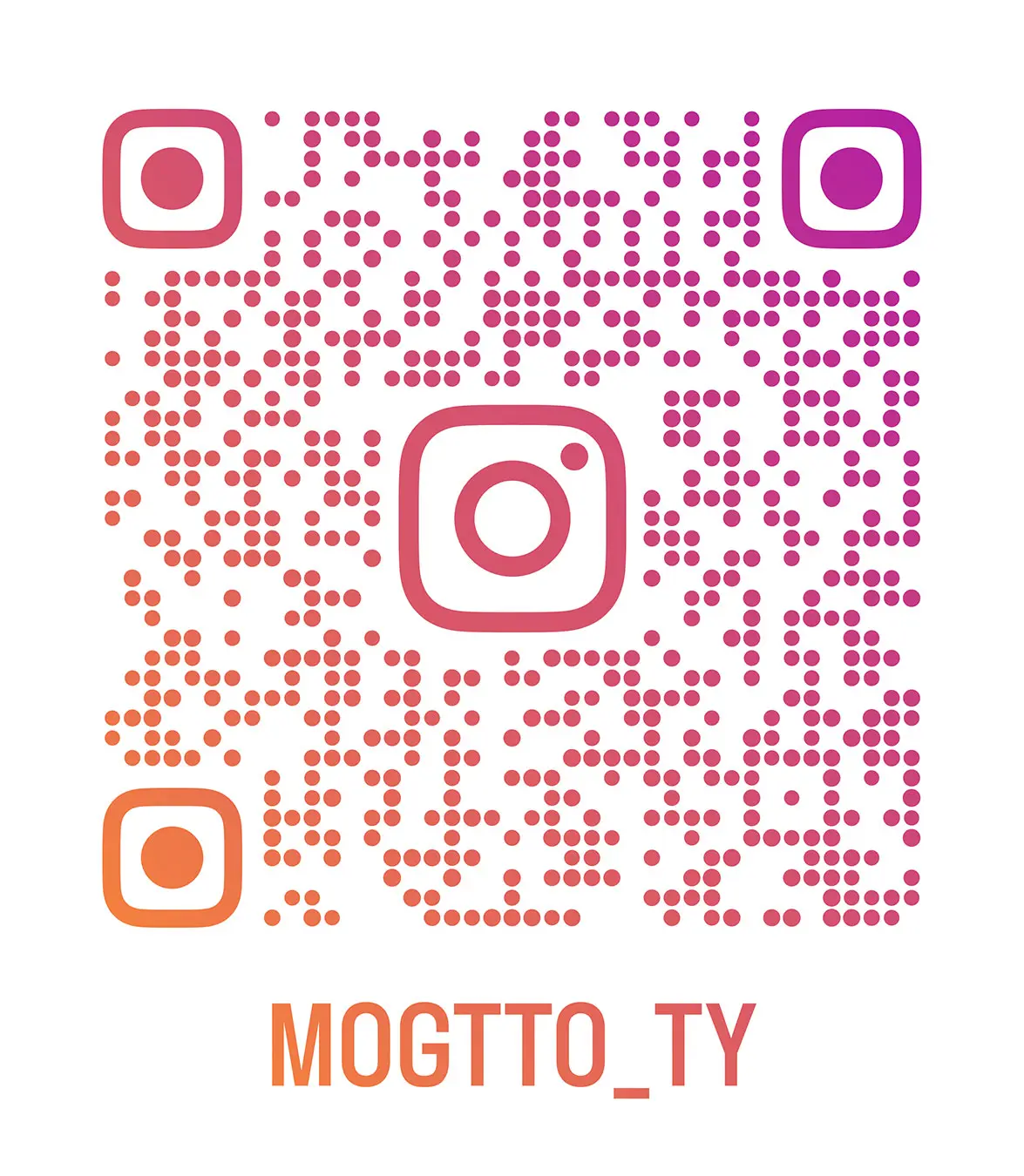 mogtto Instagram QR